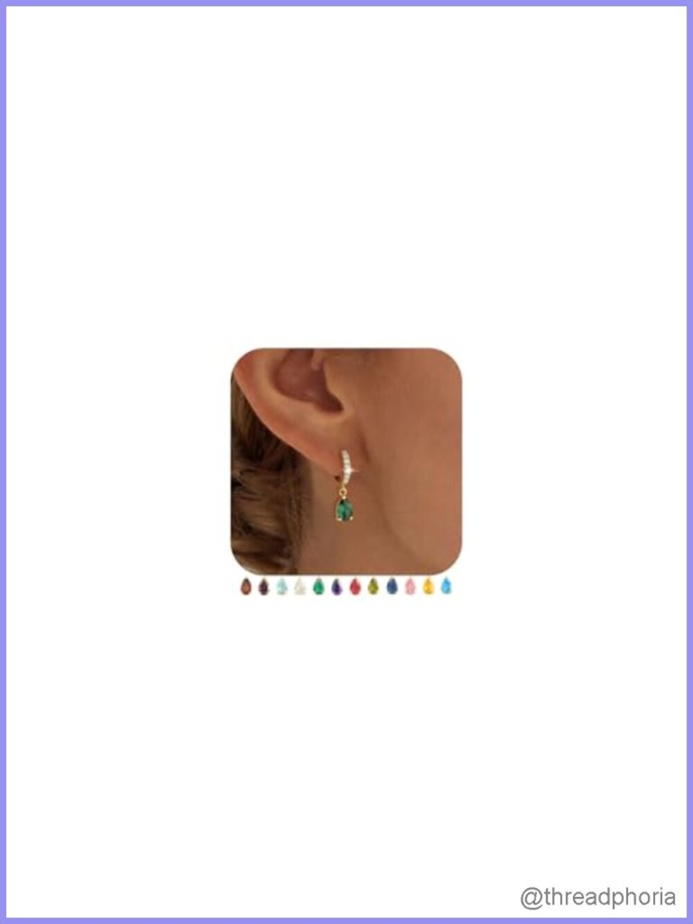 Dangle Earrings for Women - Hypoallergenic Brass Birthstone Gifts